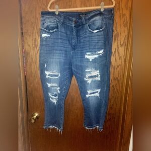 Judy Blue Skinny Fit Capri Jeans Size 22